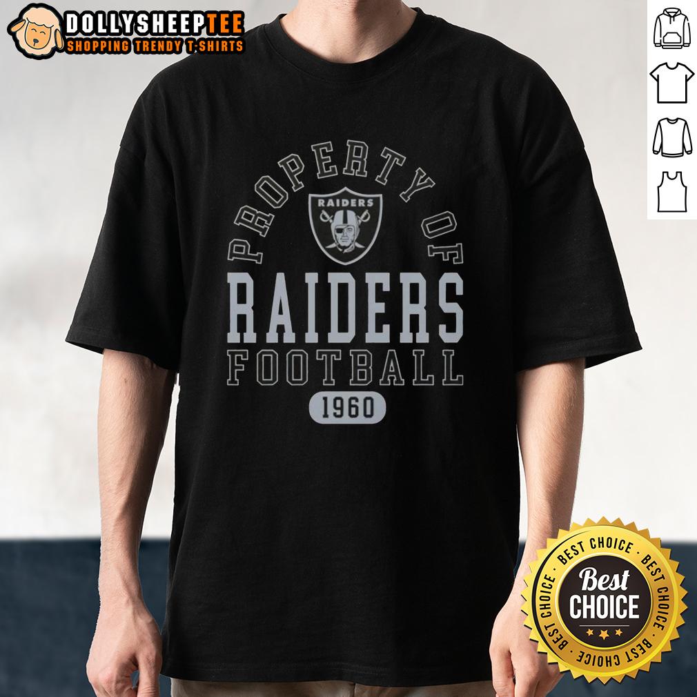 Nice Property Of Las Vegas Raiders Football Since 1960 T-Shirt