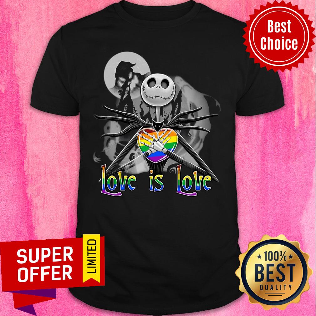 LGBT Jack Skellington Pride Love Is Love Shirt