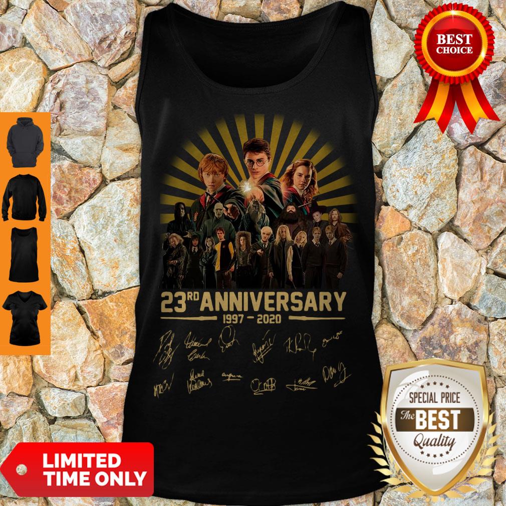 Awesome Harry Potter 23rd Anniversary 1997-2020 Signaturess Shirt - Image 4