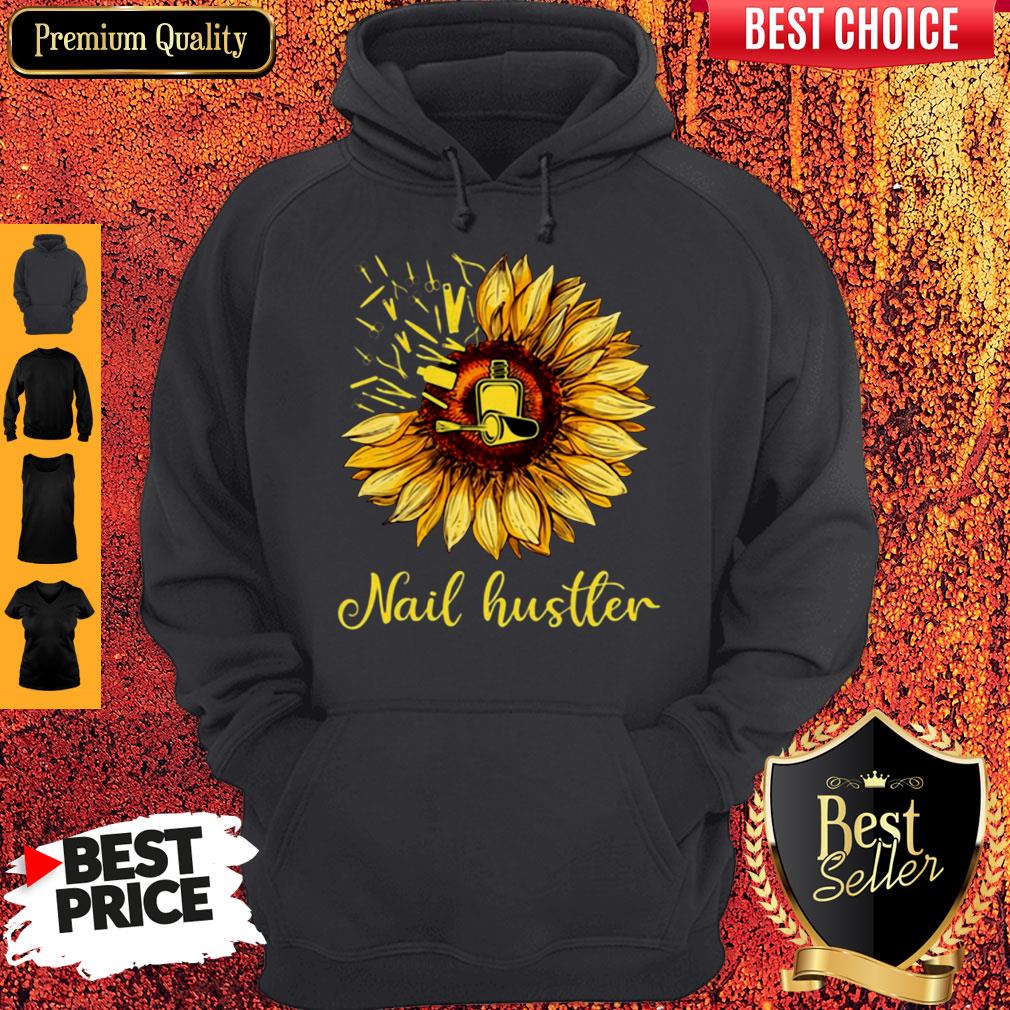 Top Sunflower Nail Hustler Shirt - Image 2