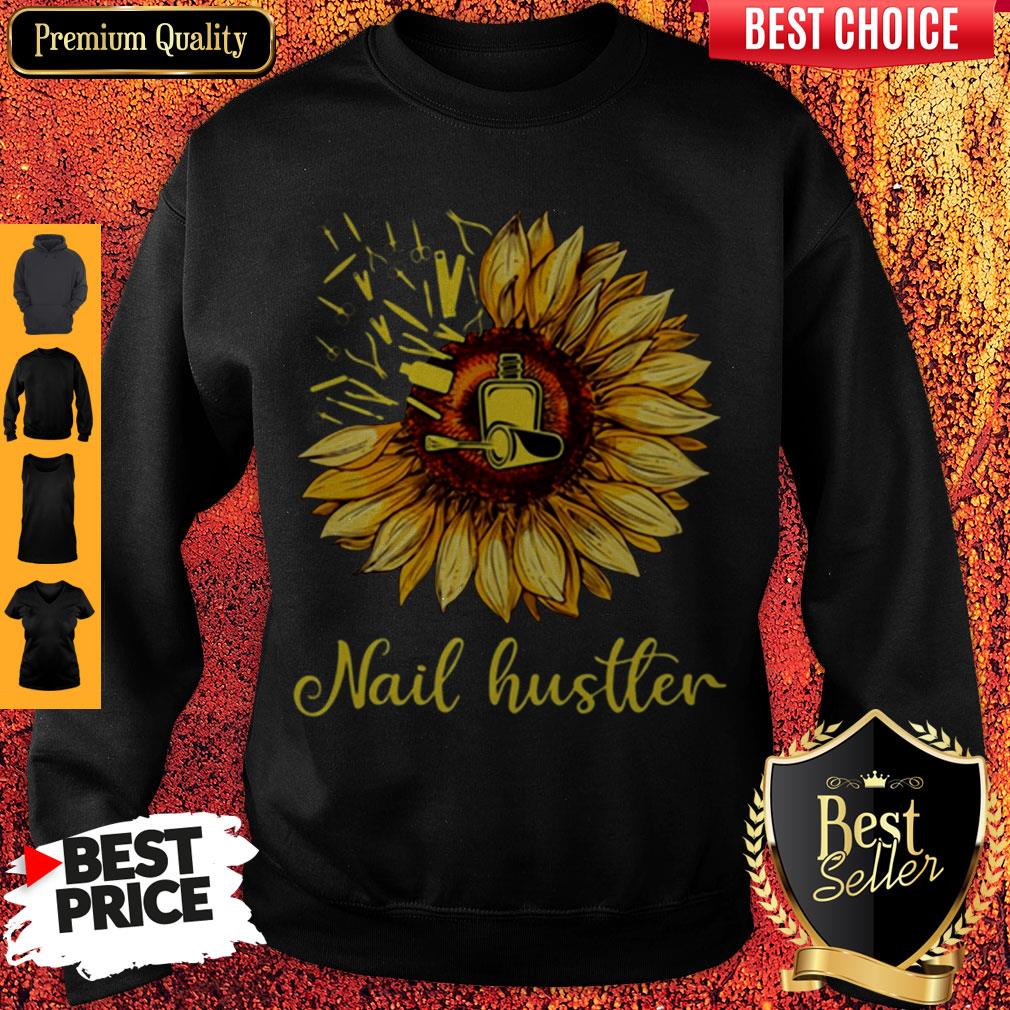 Top Sunflower Nail Hustler Shirt - Image 3