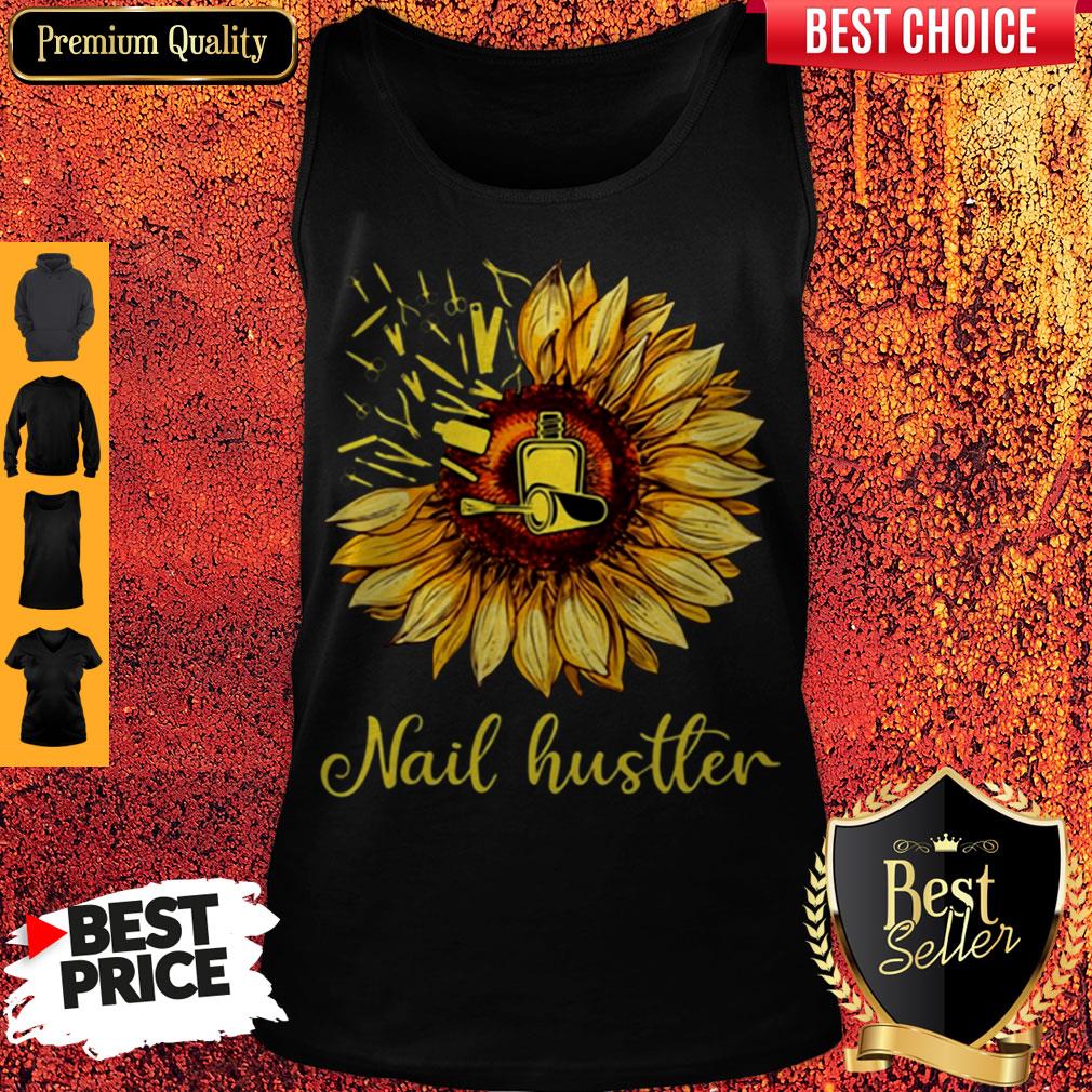 Top Sunflower Nail Hustler Shirt - Image 4