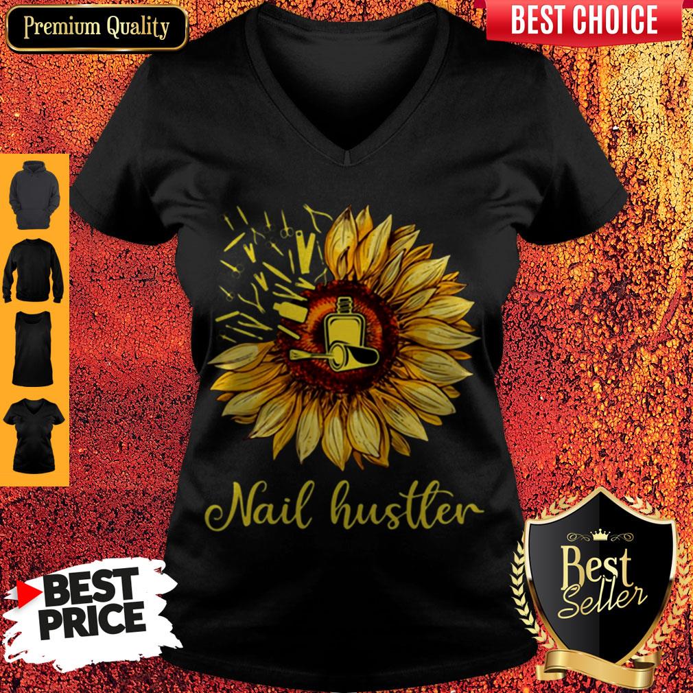 Top Sunflower Nail Hustler Shirt - Image 5