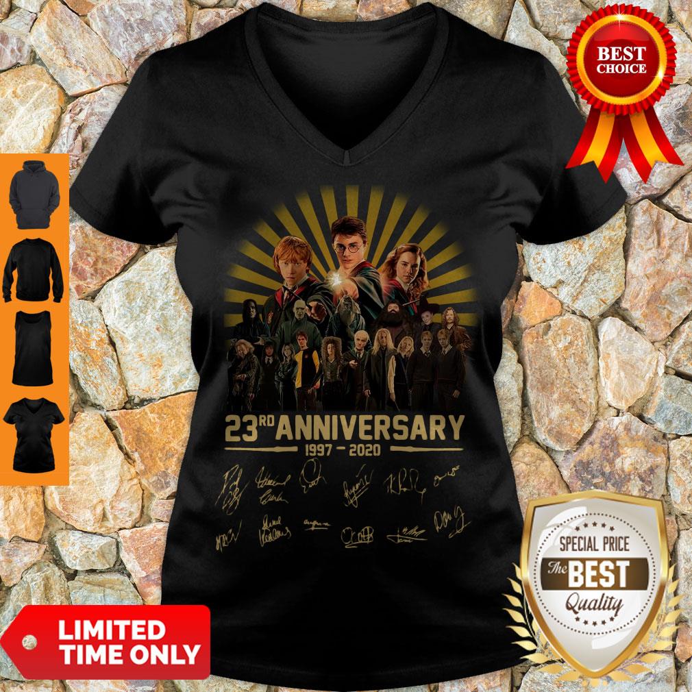 Awesome Harry Potter 23rd Anniversary 1997-2020 Signaturess Shirt - Image 5
