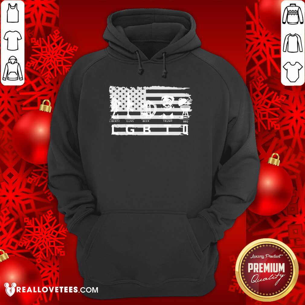 Sweet Liberty Guns Beer Trump BBQ Shirt - Image 4