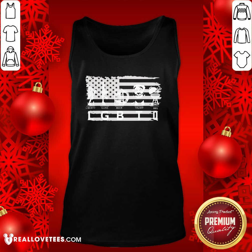 Sweet Liberty Guns Beer Trump BBQ Shirt - Image 2