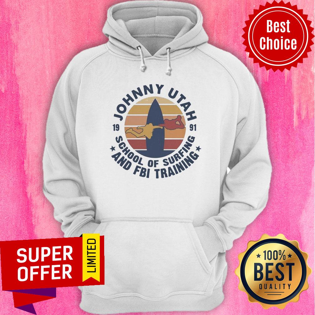 Johnny Utah 1991 School Of Surfing And FBI Training Vintage Retro Shirt - Image 5
