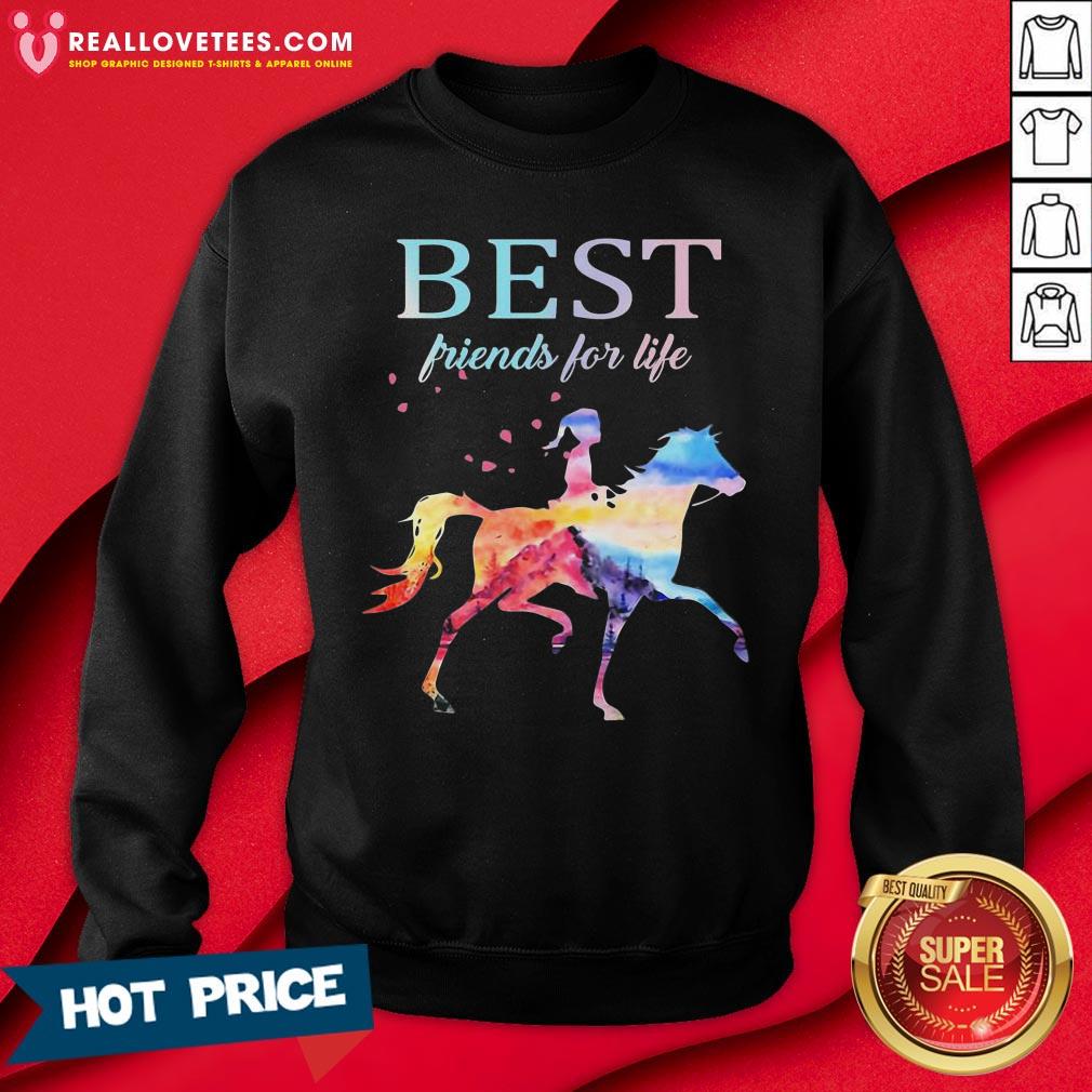 Nice Horse Best Friends For Life Shirt - Image 3
