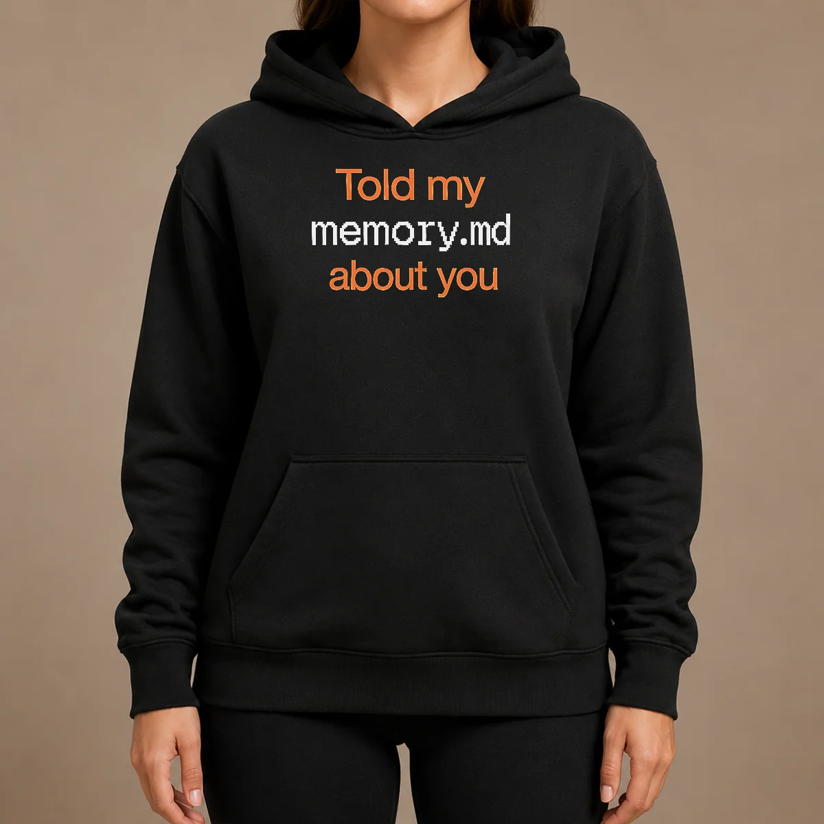Pretty Told My Memory Md File About You AI Assistant Journal Typewriter Font Quote Shirt - Image 5