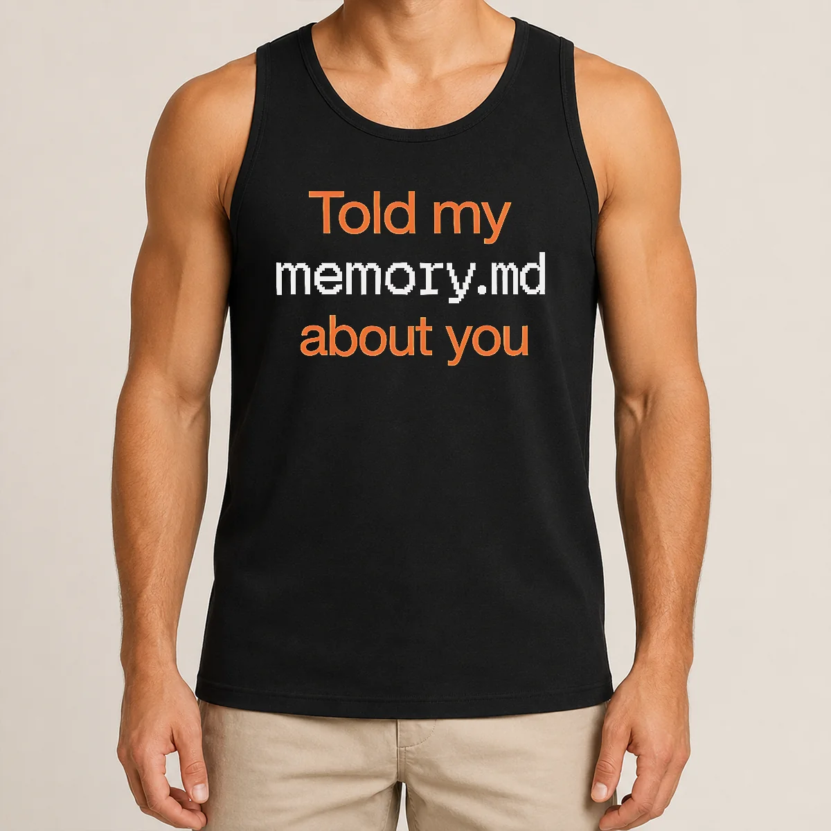Pretty Told My Memory Md File About You AI Assistant Journal Typewriter Font Quote Shirt - Image 3