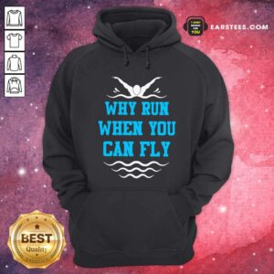 Alternative view of Happy Why Run When You Can Fly Shirt