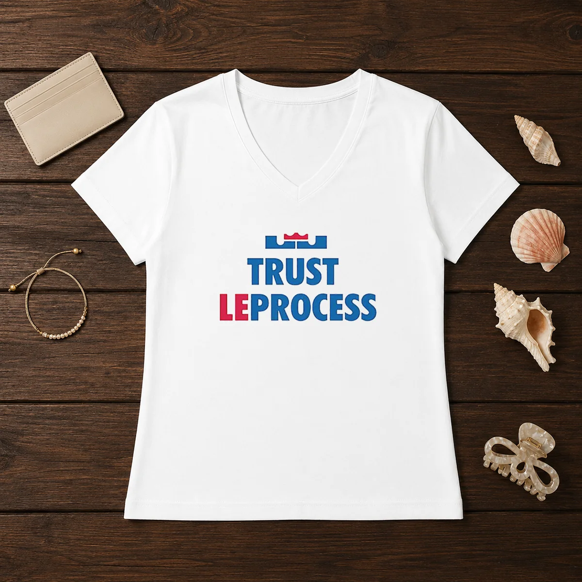 Premium Lebron James Philadelphia 76ers Trust Leprocess Shirt - Image 2