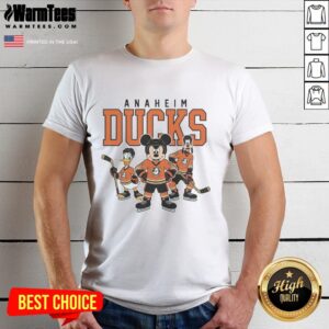 Pretty Anaheim Ducks Disney Team Ice Hockey T-Shirt