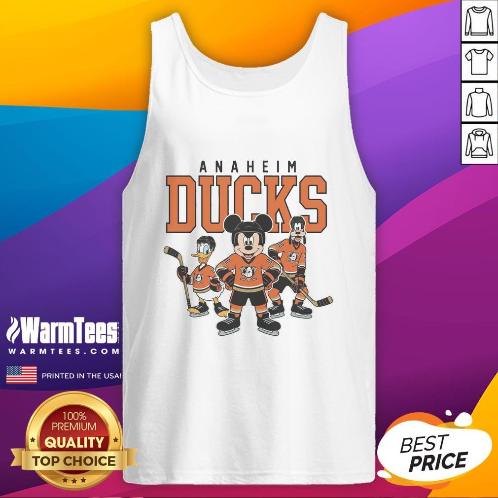 Pretty Anaheim Ducks Disney Team Ice Hockey T-Shirt - Image 4