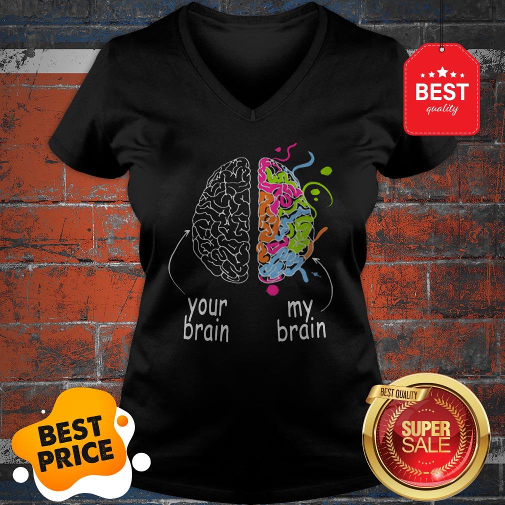 Nice Neurodiversity Brain Dyslexia ADHD Autism Epilepsy Shirt - Image 2