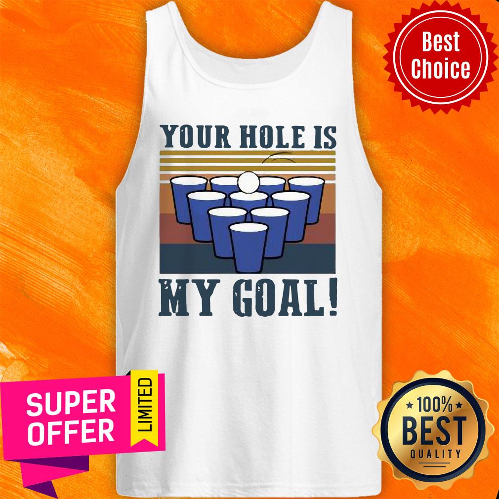 Nice Your Hole Is My Goal Vintage Beer Pong Shirt - Image 5
