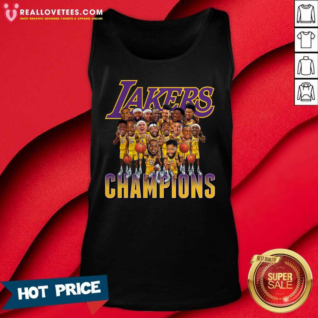 Super Nice Los Angeles Lakers Team Champions 2020 Shirt - Image 2