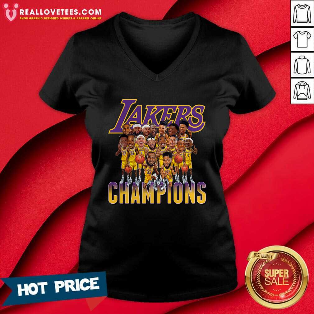 Super Nice Los Angeles Lakers Team Champions 2020 Shirt - Image 5