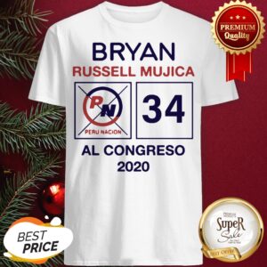 Official Hot Bryan Russell Mujica Al Congreso 2020 Shirt