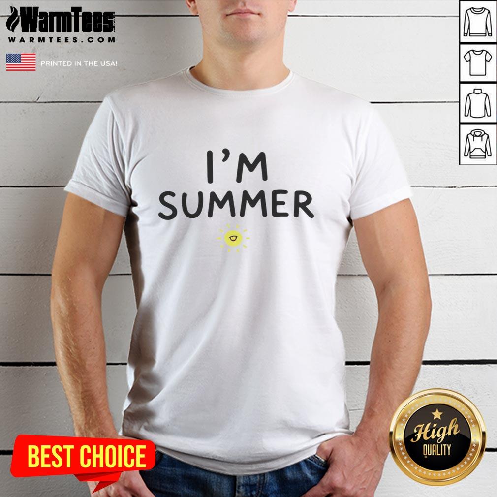 Nice I'm Summer Sun Graphic T-Shirt