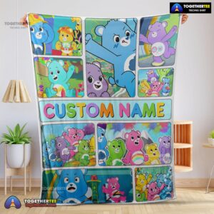Official Care Bears Friends Blanket Fleece Customized Blanket