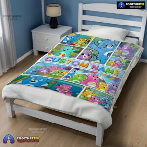 Alternative view of Official Care Bears Friends Blanket Fleece Customized Blanket