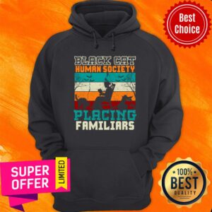Alternative view of Black Cat Human Society Placing Familiar Vintage Shirt