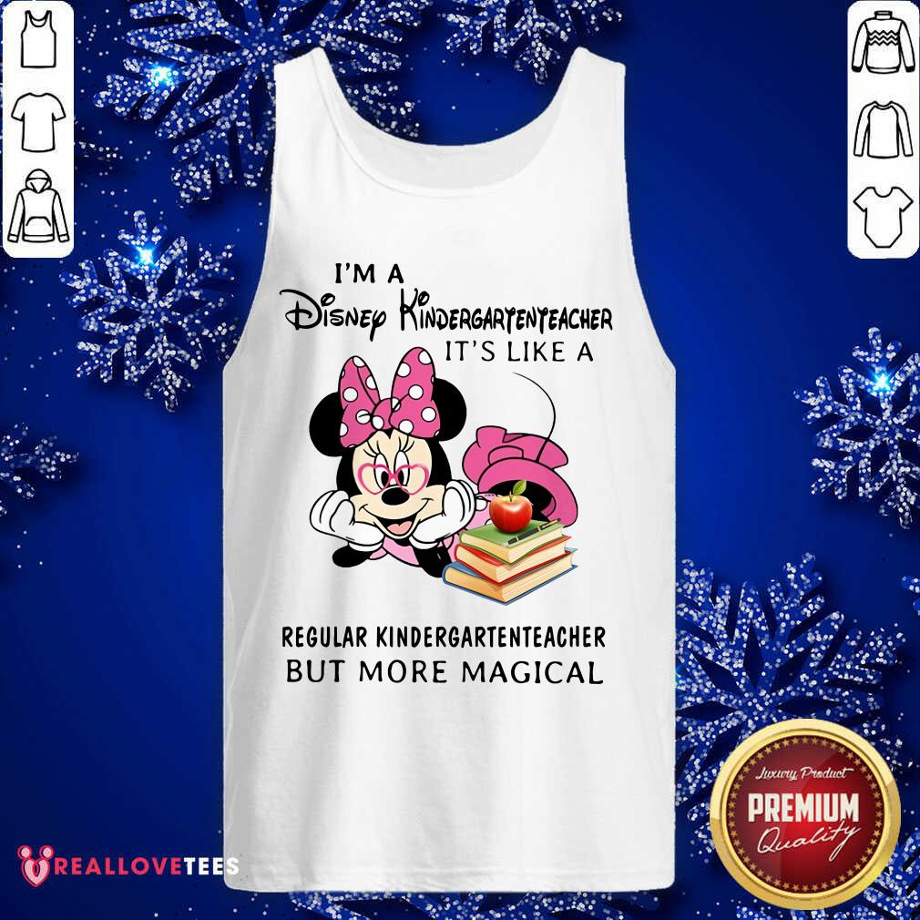 Mickey Im A Disney Kindergarten Teacher Shirt - Image 4