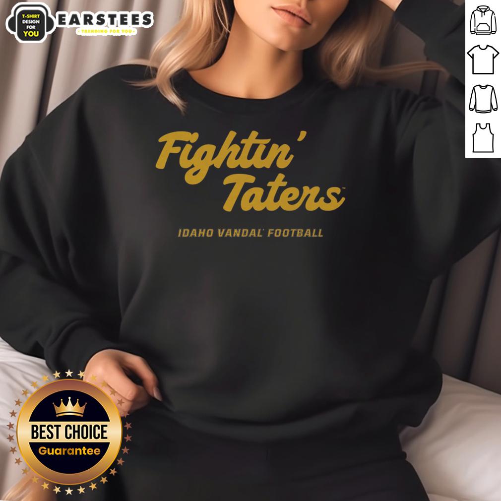 Awesome Idaho Vandals 2025 Fightin' Taters Script Vintage T-Shirt - Image 5