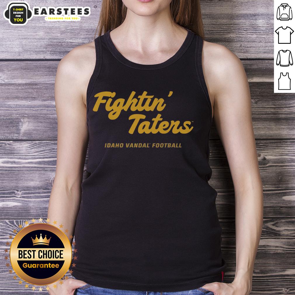 Awesome Idaho Vandals 2025 Fightin' Taters Script Vintage T-Shirt - Image 4