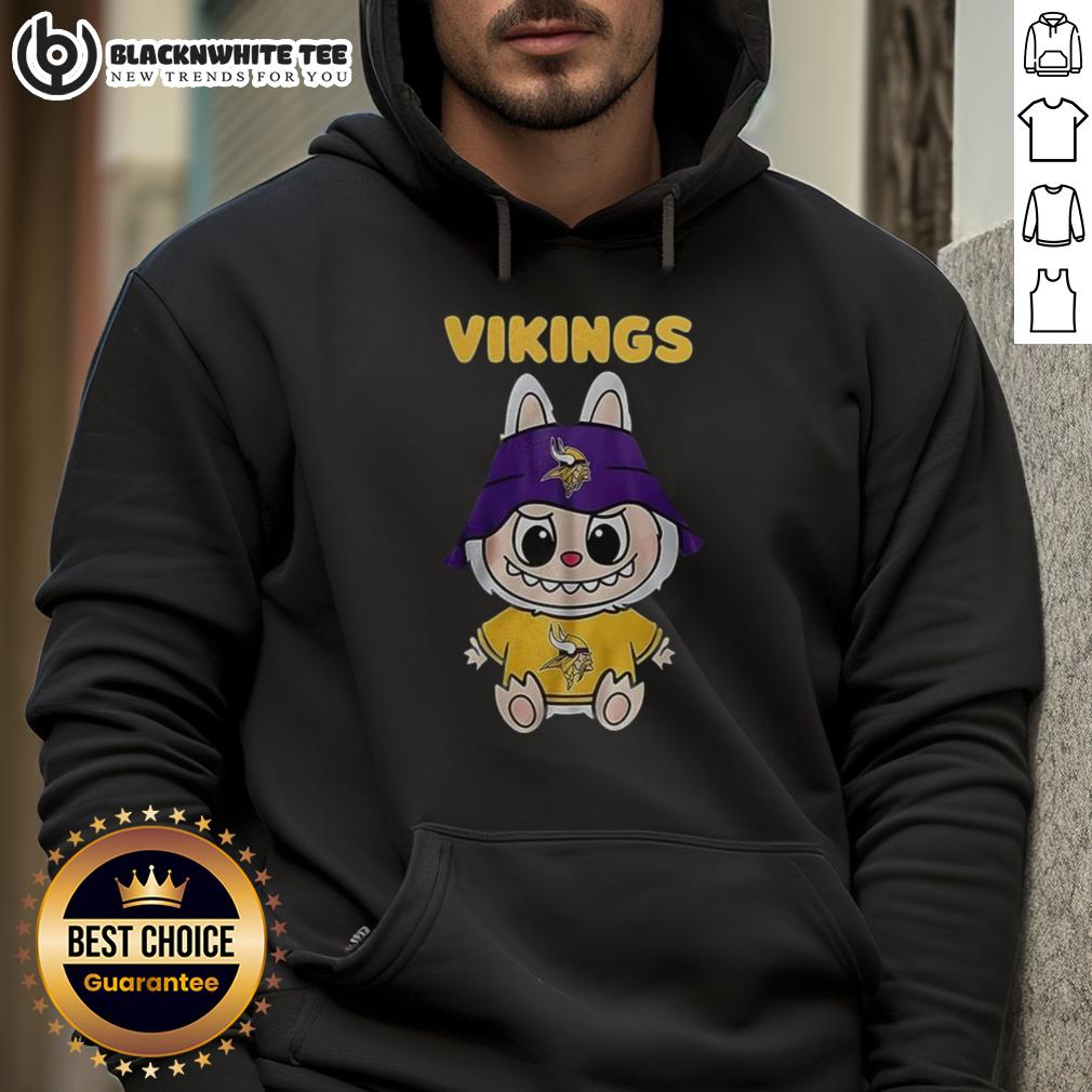 Good Minnesota Vikings Labubu T-Shirt - Image 2