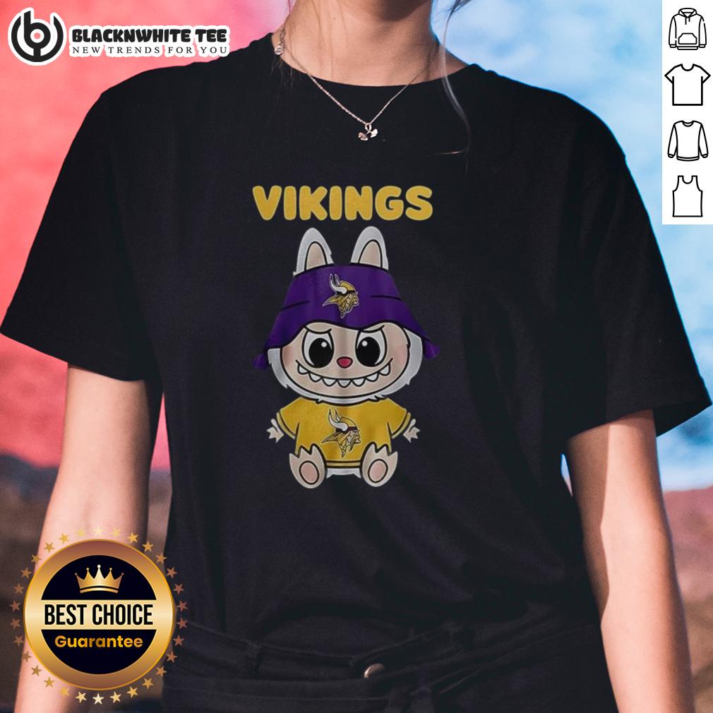 Good Minnesota Vikings Labubu T-Shirt - Image 3