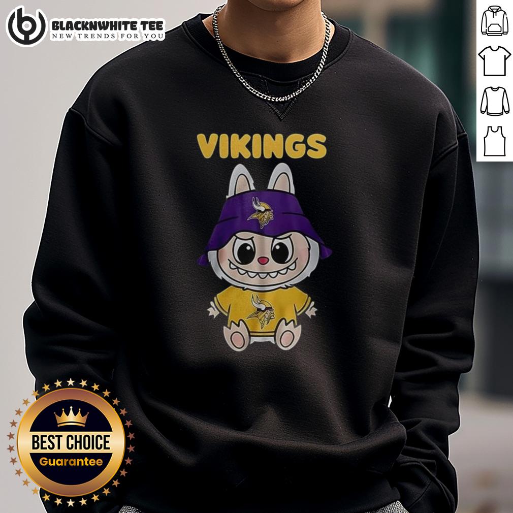 Good Minnesota Vikings Labubu T-Shirt - Image 5