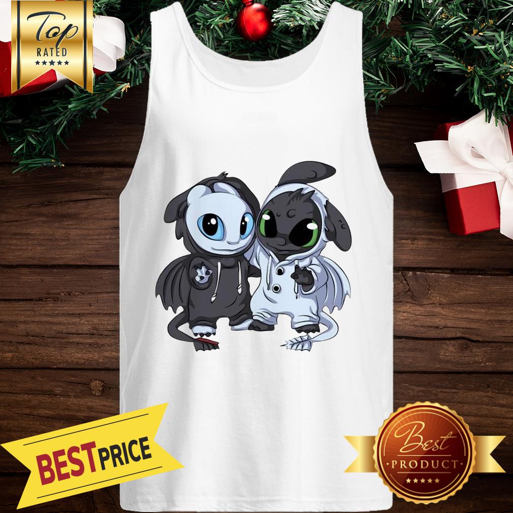 Night Fury And Light Fury Christmas Shirt - Image 3
