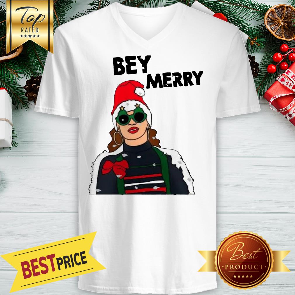 Official Beyonce Bey Merry Christmas Shirt - Image 2