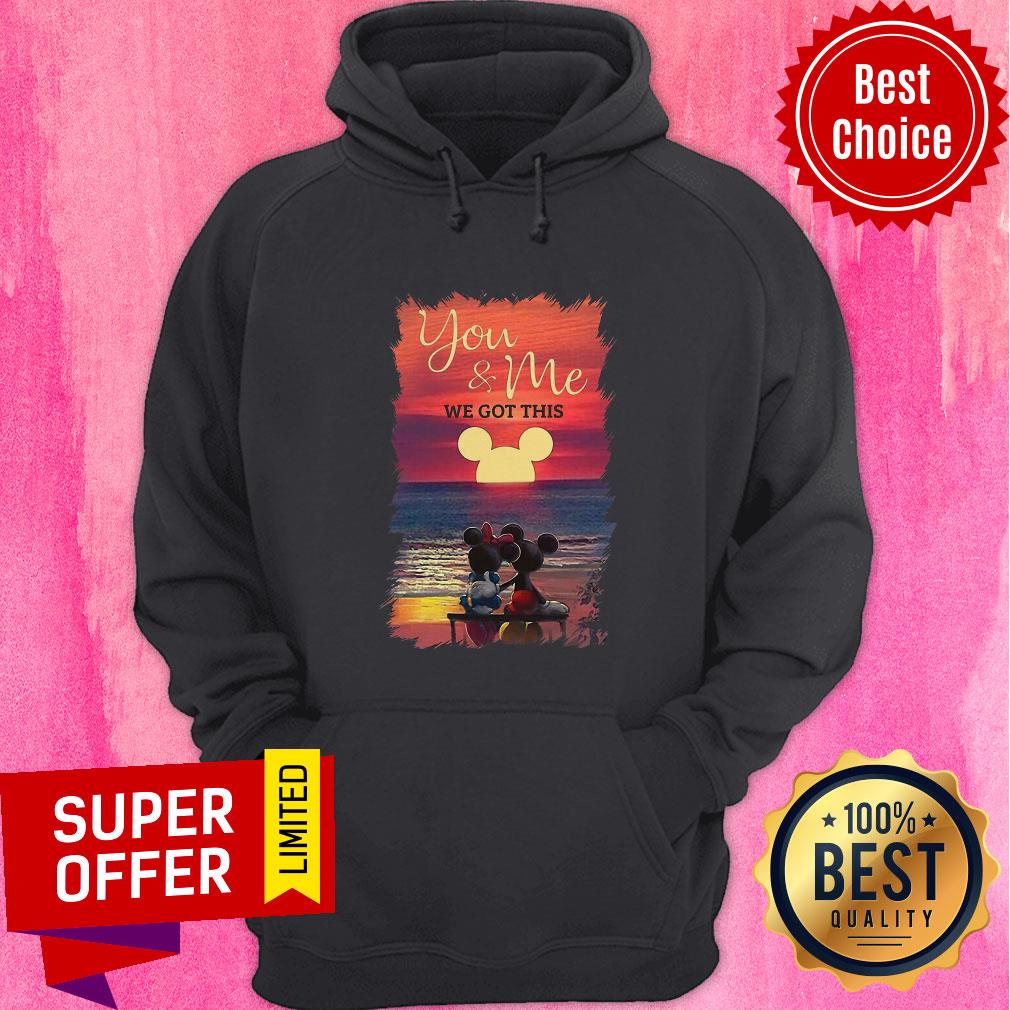 Premium Mickey And Minnie Seeing Sunset You And Me We Got This Shirt - Image 3