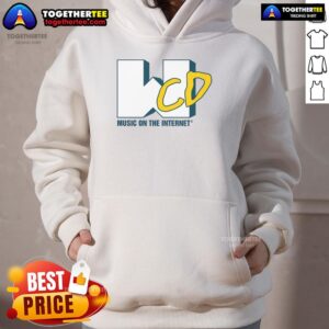 Alternative view of Top What CD Music On The Internet Logo T-Shirt