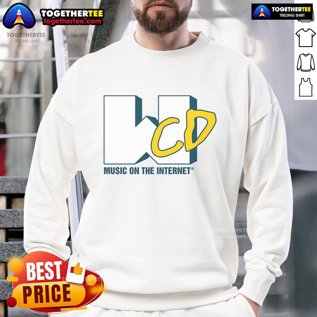 Top What CD Music On The Internet Logo T-Shirt - Image 5