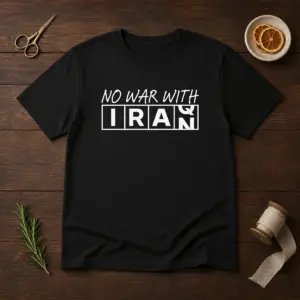 Pretty No War With Iran Political Protest Anti War Shirt