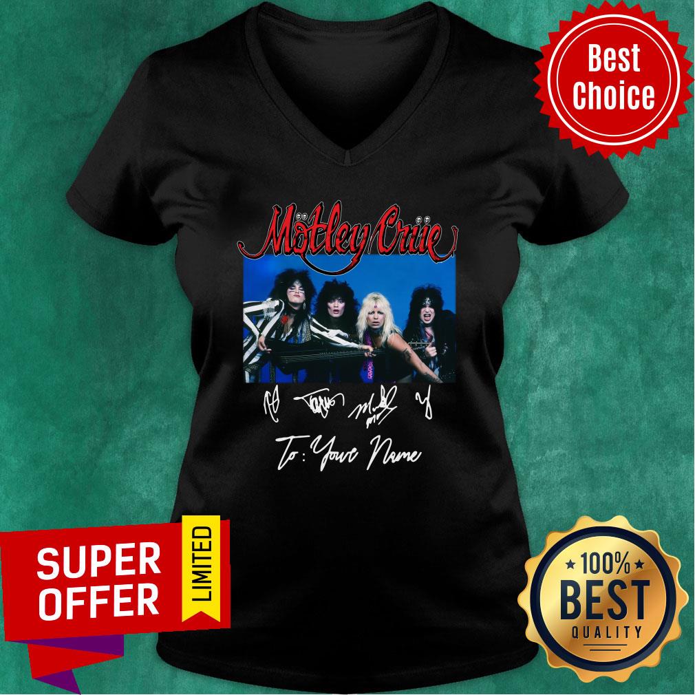 Tour 2020 2021 Motley Crue To Your Name Signatures Shirt - Image 2