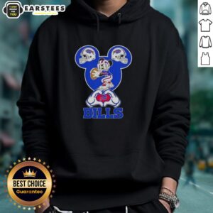 Alternative view of Good Mickey Hands Heart Love Cincinnati Bengals Football T-Shirt