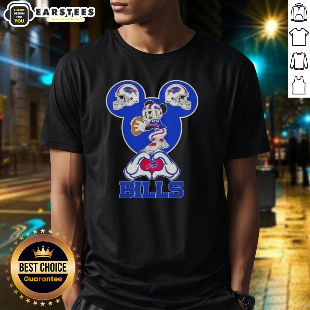 Good Mickey Hands Heart Love Cincinnati Bengals Football T-Shirt