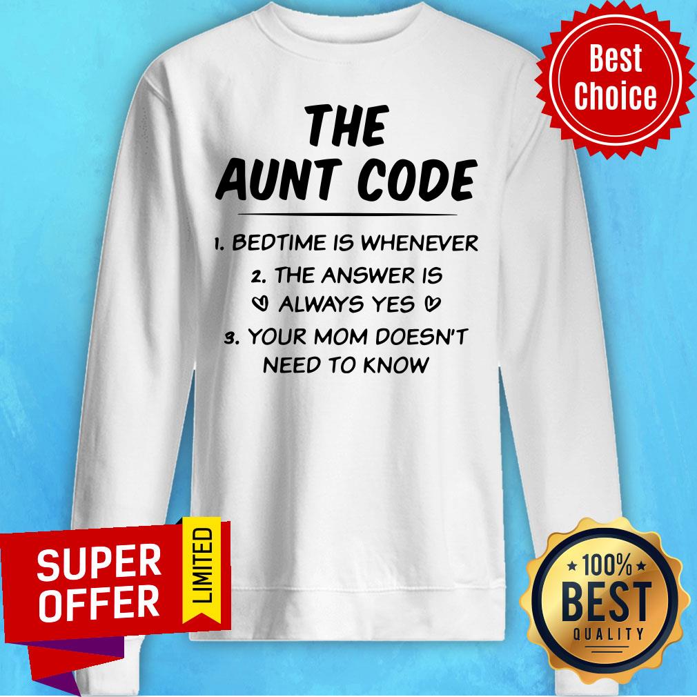 Official The Aunt Code Shirt - Image 2