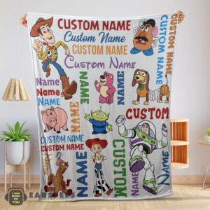 Good Disney Toy Story Cartoon Characters Blanket Fleece Customized Blanket