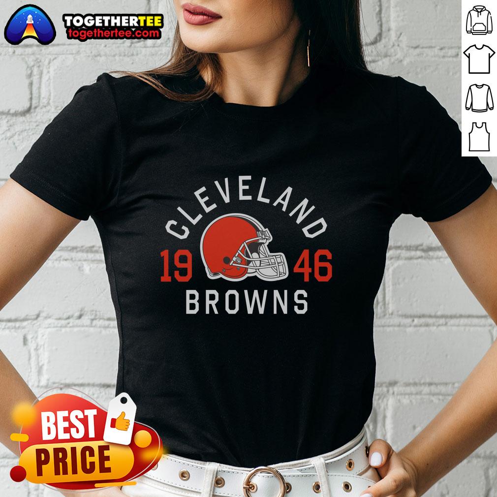 Hot Cleveland Browns Heritage Print T-Shirt - Image 3