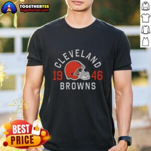 Hot Cleveland Browns Heritage Print T-Shirt