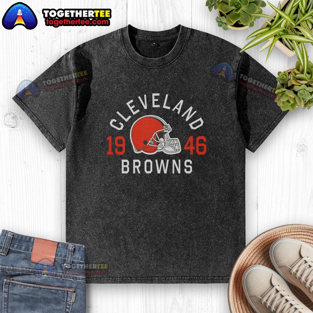 Hot Cleveland Browns Heritage Print T-Shirt - Image 6