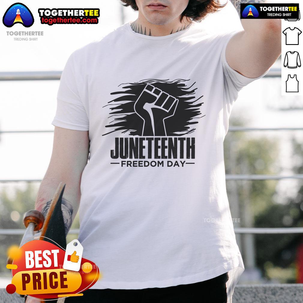 Official Juneteenth Freedom Day Fist T-Shirt