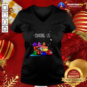 Alternative view of Beautiful Among Us The Space Galaxy Finding Impostor Shirt