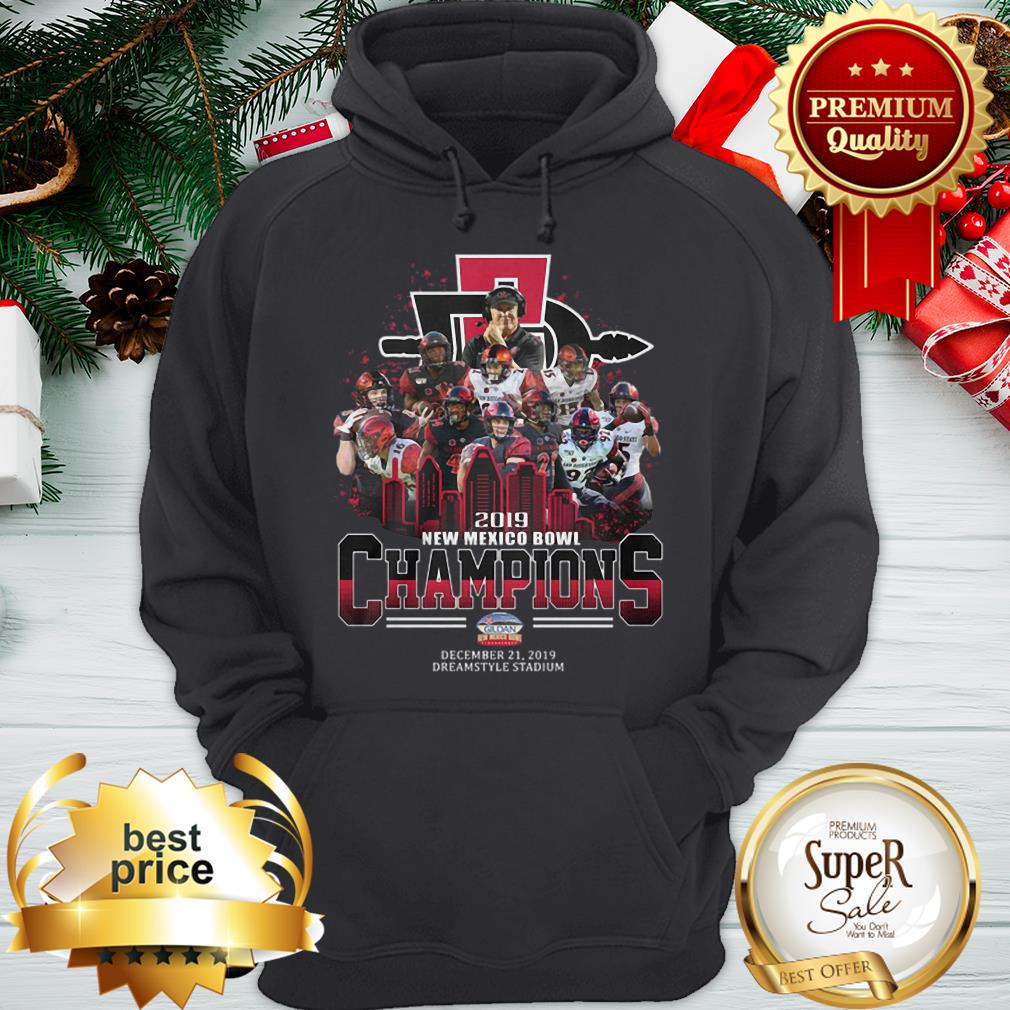 San Diego State Aztecs 2019 New Mexico Bowl Champions Shirt - Image 5